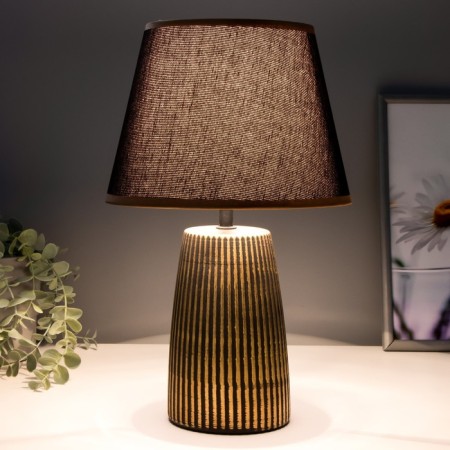 Jolani lamp E14 40W Black with a golden patina 23x23x36.5 cm Risalux-2