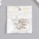 Decor for creativity Metal "Anchor and lighthouse" silver set 6 pairs 1.9x1.1 cm 2x0.9x0.9 cm