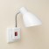 Sconces in the outlet "Classic" 1x10W E27 white 10x14.5x25 cm
