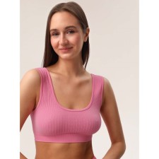 Women's top on wide straps with the braid 