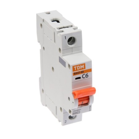Switch automatic TDM VAL47-60, 1P, 6 A, 6 KA, C, SQ0223-0073-1