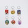 A keychain of plastic "Happiness in your hands", mix, 5 x 4 cm