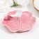 Top for the rings "Bird on a flower", pink-white, 12x6 cm