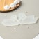 Silicone Mold for candy and chocolate "Swans", h = 8 cm, h = 9 cm, the color is transparent