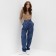 Women's jeans minaku pants dark blue color, rr 42