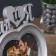 Photo frame plastic in 2 photos 10x10, 10x15 cm "You and I" silver 18.5x27x2 cm