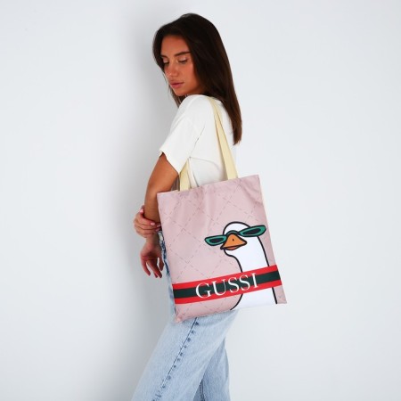 GUSSI-gossi bag without lightning, without lining, beige color-5