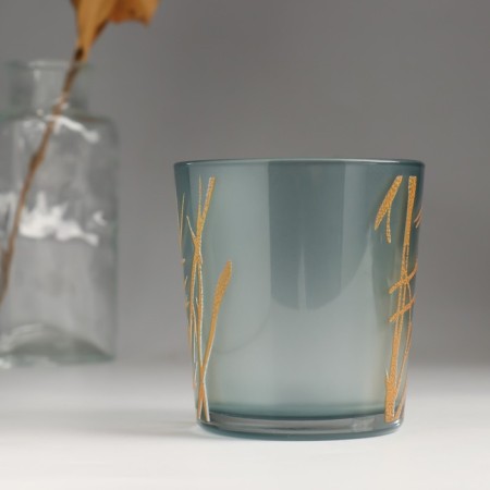 Bamboo candlestick 8.5x7.5 cm, 250 ml-2
