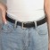 A belt buckle 4.2 × 3.4 cm, 31 mm, silver color