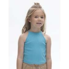 T -shirt for girls, height 110 cm, azure color