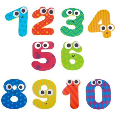 EVA stickers set for the bathtub "numbers", crush me-4