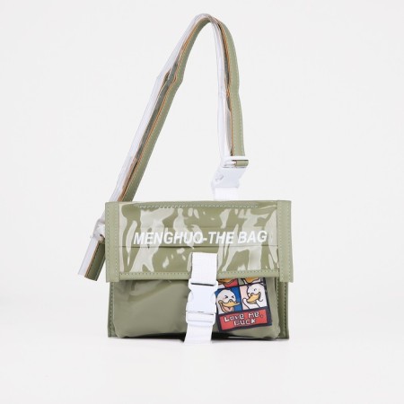 Youth bag on the valve, green color-1