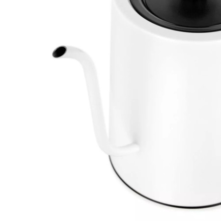 Electric ketter KitFort KT-6642, for cooking coffee, plastic, 0.8 l, 1600 watts, black and white-1