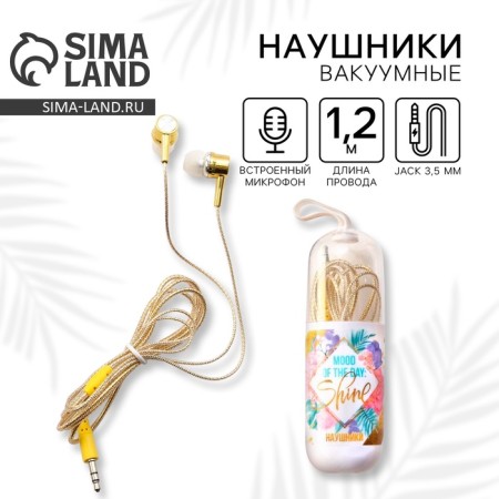 Vacuum headphones in the Shine flask, VBT 1.4 model-1