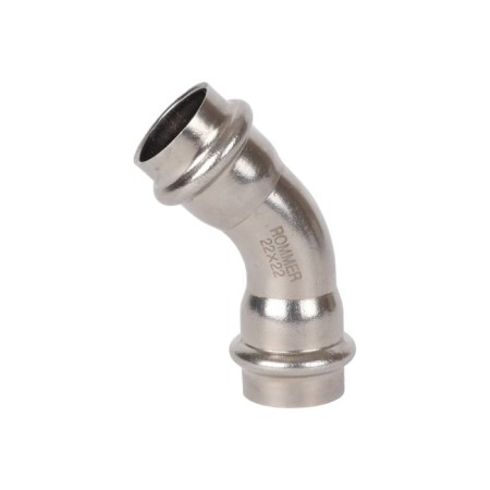 Two-Frame Hall Rommer RSS-0005-000022, VPR-ID, D = 22 mm, 45 °, press, stainless steel. steel