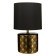 Birgit table lamp E14 40W black and gold 15x15x27 cm Risalux