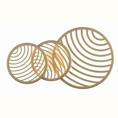 The lamp wall-flowing Mantra Collage, LED, 3000LM, 3000K, 685x136x400 mm, gold color