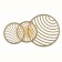 The lamp wall-flowing Mantra Collage, LED, 3000LM, 3000K, 685x136x400 mm, gold color