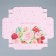 Gift folding box, packaging, "flowers", 21 x 15 x 7 cm