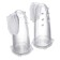 The toothbrush "First", silicone with massage protrusions, on a finger, in a container