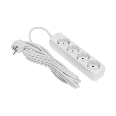 Extension cord Standard 4 nests, 5m, 3x1.0mm², s/h, white rexant-1