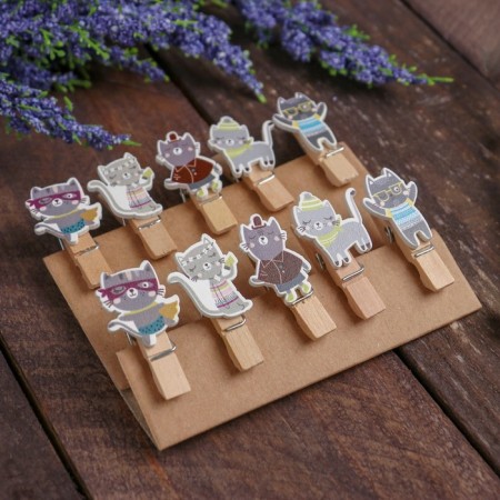 Decorative "kittens" set of 10 pcs.-1