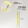 Umbrella - semi -automatic cane "plain", 8 spokes, r = 46 cm, yellow color