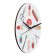 Wall clock, series: interior, "manicure", discrete move, D-23. cm