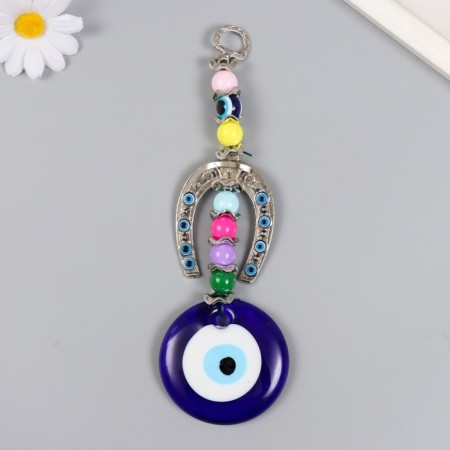 Suspension from the evil eye "horseshoe" 21 cm mix
