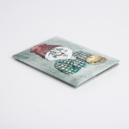Passport cover, gray color-3
