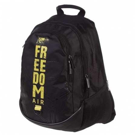 Youth backpack 42 x 30 x 20 cm, ergonomic back, Hatber Street "Air Liberty" Black NRK_90106-2