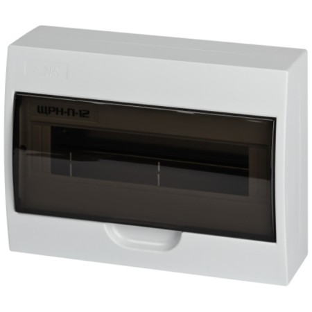 The housing plastic hinged era Simple ShcRN-P-12 IP41 without tires is a transparent cover white