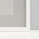 MDF photo frame "Nina" 40x50 cm, white (plastic screen)