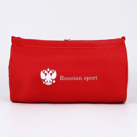 Sports bag Russian Team, external pocket, 40 cm x 24 cm x 21 cm, red color-4