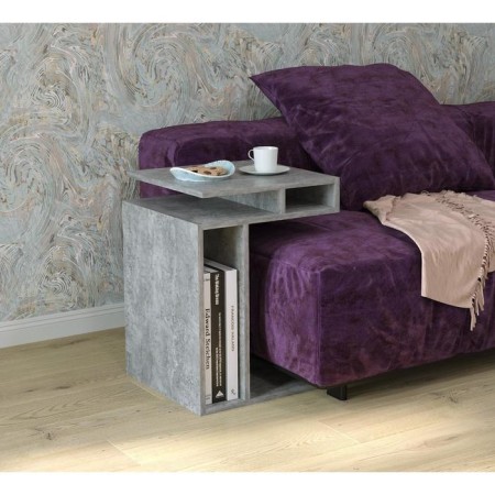 Black Bolero table, 440x440x620, concrete