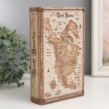 Safe-book wood to the leatherette 