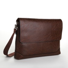 Male bag, brown color