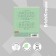 Notebook of 12 sheets in the line "Classic with Linovka", cover coated cardboard, offset unit, green