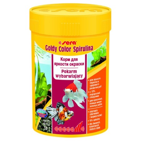 Sera Goldy Color Spirulina food for goldfish, granules, 100 ml, 39 g