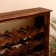 Barbali bottles stand 80x23x80 cm, Albezia tree, brown