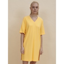 Female dress, size s, yellow color