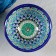 Rishtan ceramics "Patterns", 18 cm, big, mix