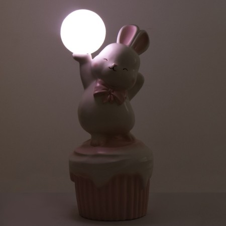 Taleshire "Bunny" Led usb pink 30x30x69cm-4