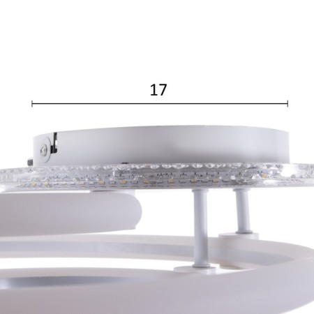 Causteen from PDU 1914/3 LED 84W Dimmer white 42x40x12 cm Bayerlux-15