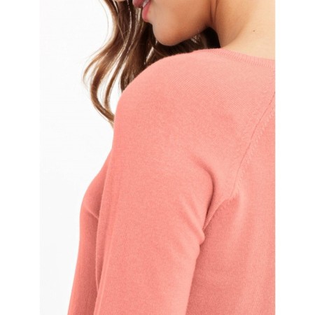 Jumper Female Conte Elegant, Size S, Coral Color-2