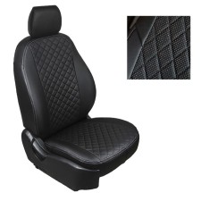 Auto-Chelecs from eco-leather rhombus for the Nissan X-Trail T32 2014-N.V., set