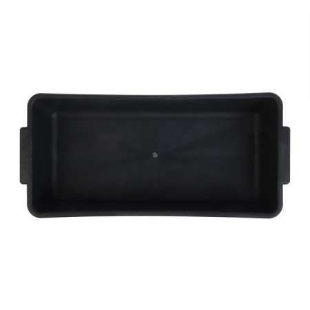 Box for seedlings, 45 × 20 × 10 cm, with handles, 5 l, black, "crop-6"-1