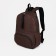 School backpack of textiles with a zipper, 3 pockets, Fulldorn, brown color