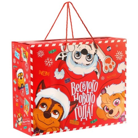 Gift package "New Year" 40x50x15 cm, puppy patrol-1