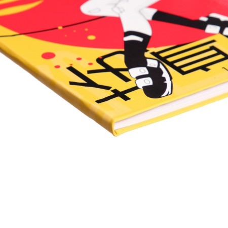 Universal diary for grades 1-11, "Anime. Girl Hieroglyphs", integral (flexible) cover, glossy lamination, 40 sheets-2